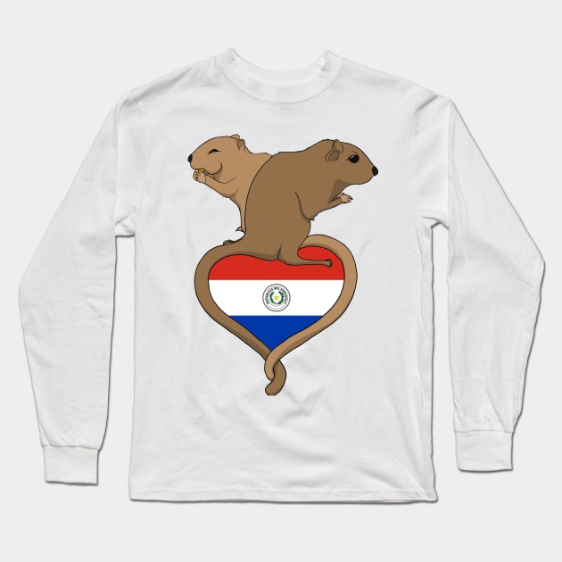 Gerbil Paraguay (light) Long Sleeve T-Shirt by RampArt